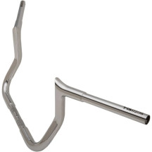 1-1/4" EZ Install Pointed Top Handlebar — 1-1/4" diameter, 15-1/2" center width, 1" clamp, Chrome