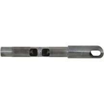 1-1/4" EZ Install Pointed Top Handlebar — 1-1/4" diameter, 15-1/2" center width, 1" clamp, Chrome