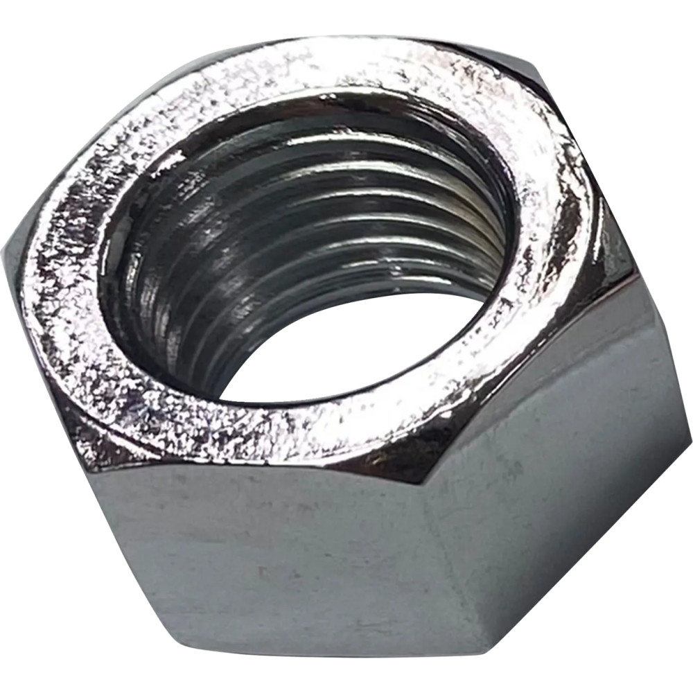 Chrome Axle Nut — 1/2"-20 thread, 11.5 mm ID, 19 mm OD