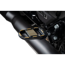 Adjustable Footpegs — Bolt-on, left/right, gold finish