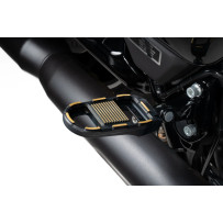 Adjustable Footpegs — Bolt-on, left/right, gold finish