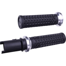 Vans Harley-Davidson Grips — 1" handlebar diameter, 13 cm (5-1/8") length, black