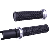 Vans Harley-Davidson Grips — 1" handlebar diameter, 13 cm (5-1/8") length, black
