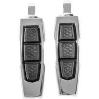 Footpegs with Adapters — Chrome, bolt-on