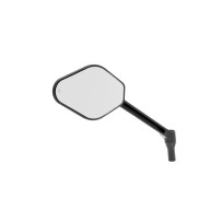 Adjustable Mirror Long Stem (18 cm) Black Edition — 13 x 8.25 cm mirror, 18 cm stem, Black