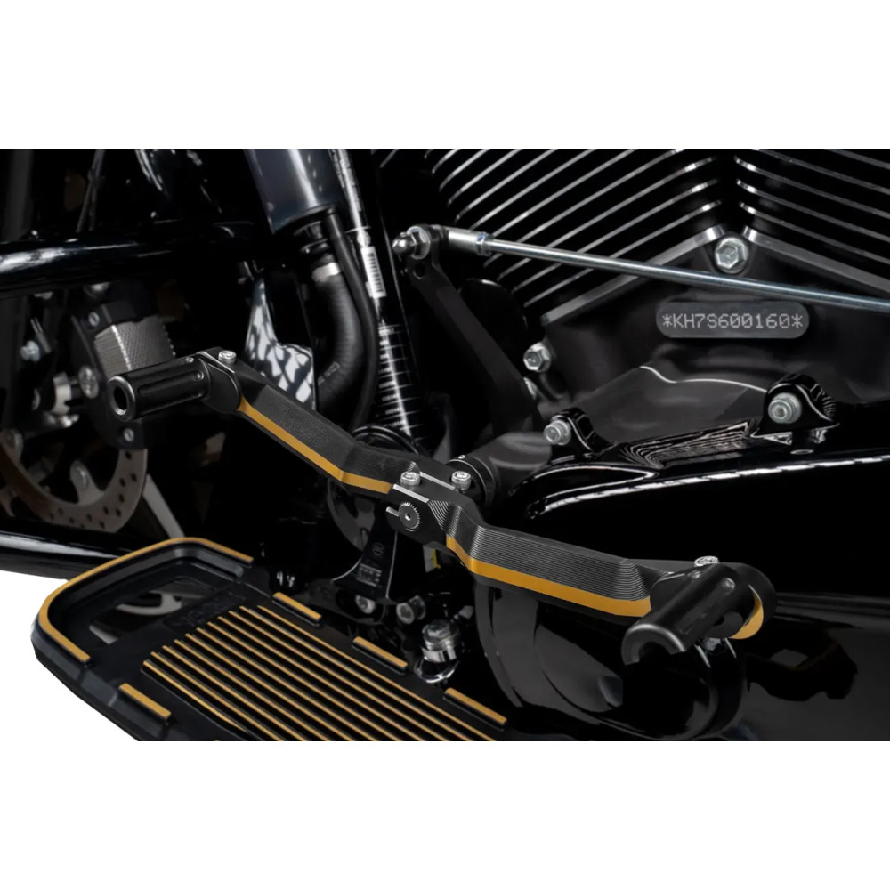 Heel/Toe Shifter — Black, Gold