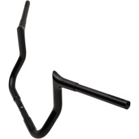 1-1/4" EZ Install Pointed Top Handlebar — 1-1/4" diameter, 1" clamp, 15-1/2" center width, 10" rise