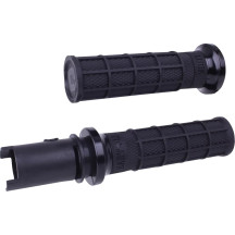 Hart-Luck Signature V-Twin Lock-On™ Grips — 1" handlebar, black