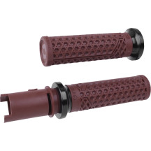 Vans Harley-Davidson Grips — 13 cm, 25.4 mm fit, Black