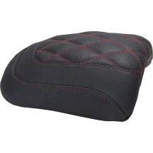 Padded Passenger Seat Cowl — 23 cm (9") width, Black, only mounts with matching Mustang Solo Seat