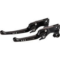 Lever Kit, Adjustable, Pair, Good Guys — Anodized black
