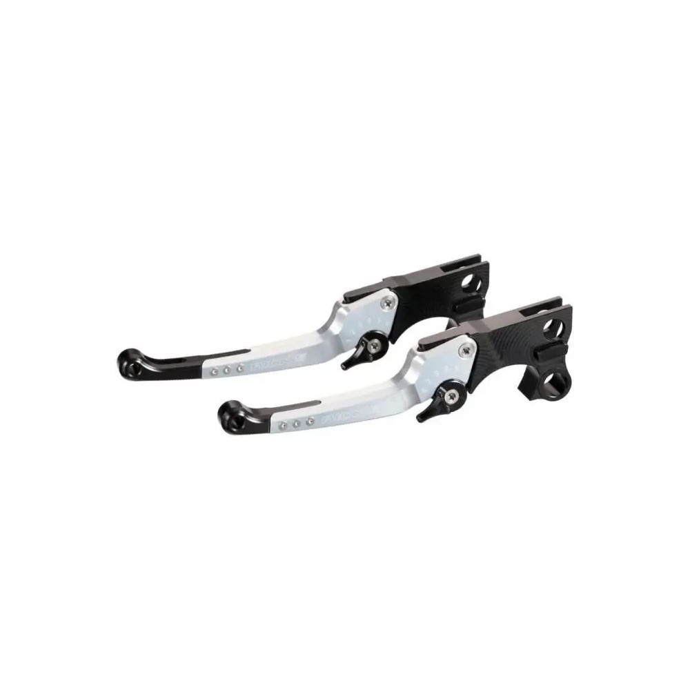 Lever Kit, Adjustable, Pair, Good Guys — Black, Silver