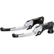 Lever kit, adjustable, pair, Good Guys — Black finish, aluminum