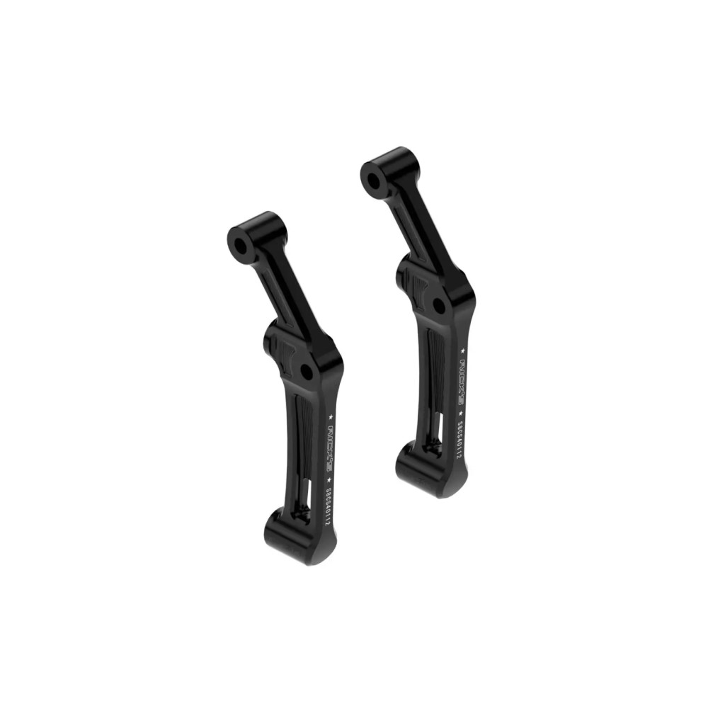 Radial Caliper Mount Kit — Front, left and right, Black