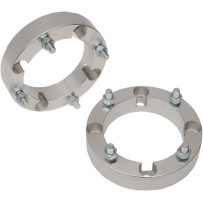Separadores de rueda con espárragos — 38.1 mm (1-1/2"), patrón 5/4.5, plateado