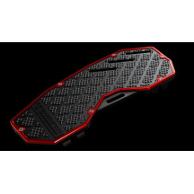 Floorboard — Black, Red, bolt-on