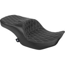 Freedom Touring Seat — 75 cm overall seat length, 33 cm driver seat length, 38 cm driver seat width, Black