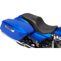 Freedom Touring Seat — 75 cm overall seat length, 33 cm driver seat length, 38 cm driver seat width, Black