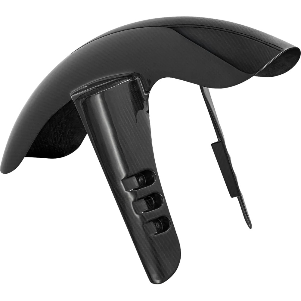 Carbon Fiber 19" Qualifier Front Fender — Black, Gloss