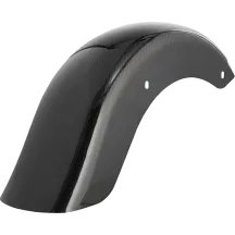 Custom Lighting Carbon Fiber Rear Fender — Black