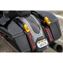 Custom Lighting Carbon Fiber Rear Fender — Black