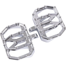 Mini Aggressor Floorboards — 12.1 cm, 89 mm, Chrome