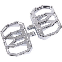 Mini Aggressor Floorboards — 12.1 cm, 89 mm, Chrome