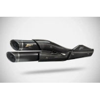 ZARD GT Full Exhaust System 2:2 Slip-On Kit H-D Sportster S — 1250 cc, Matte Black