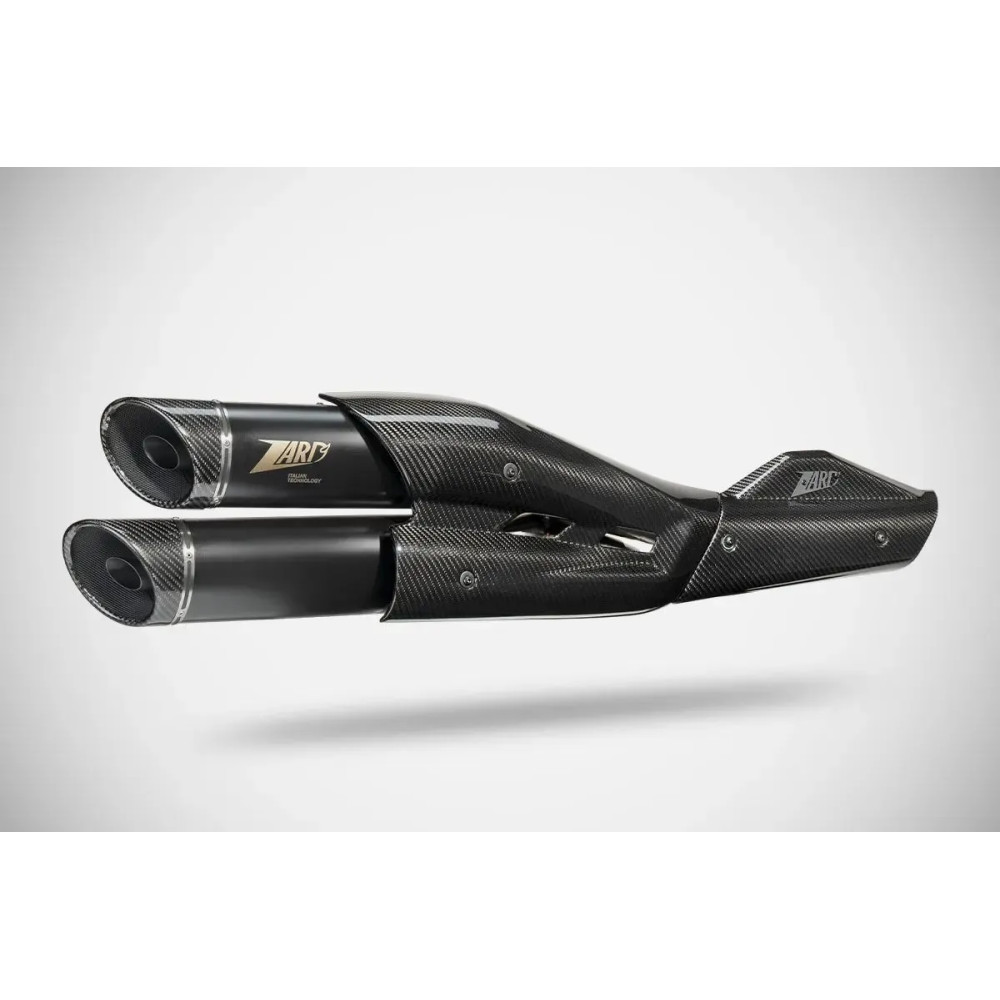 ZARD GT Full Exhaust System 2:2 Slip-On Kit H-D Sportster S — 1250 cc, Matte Black