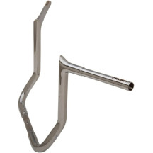 Manillar 1-1/4" de instalación EZ con tope superior puntiagudo — diámetro 1-1/4", ancho central 15-1/2", abrazadera 1"