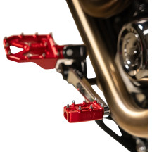 Aggressor Shifter Peg — 57 mm (2-1/4"), Red anodized