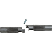 Manillar 1-1/4" de instalación EZ con tope superior puntiagudo — diámetro 1-1/4", ancho central 15-1/2", abrazadera 1"