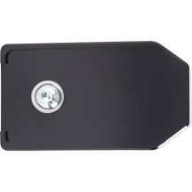 Aggressor Brake Pedal Pad — 4.75" x 2.75", fits stock bagger brake arm, Black anodized