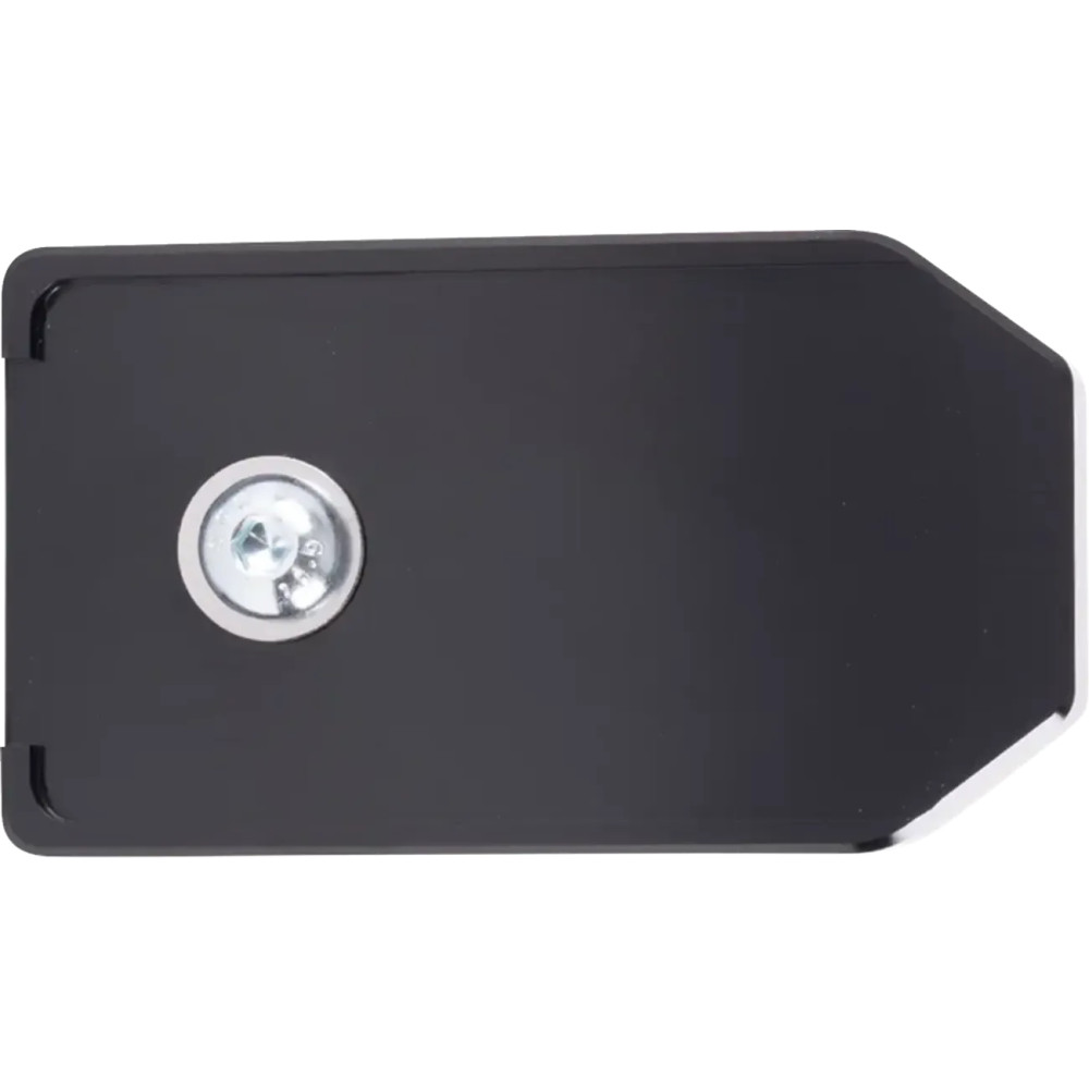 Aggressor Brake Pedal Pad — 4.75" x 2.75", fits stock bagger brake arm, Black anodized