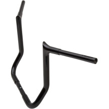 1-1/4" EZ Install Pointed Top Handlebar — 14" rise, 15-1/2" center width, 9" pullback