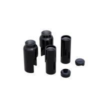 Fork Cover Kit Complete — Black, Upper