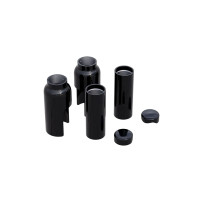Fork Cover Kit Complete — Black, Upper