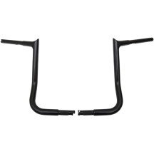 1-1/4" EZ Install Pointed Top Handlebar — 14" rise, 15-1/2" center width, 9" pullback