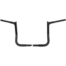 1-1/4" EZ Install Pointed Top Handlebar — 14" rise, 15-1/2" center width, 9" pullback