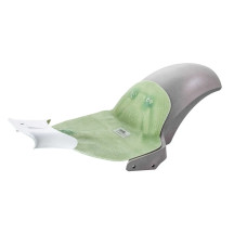 Rear Fender Kit — Steel, raw