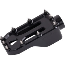 Aggressor Brake Pedal — 3.25" x 1.675", fits Adjustable Bagger Brake Arm only, Black