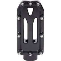 Aggressor Brake Pedal — 3.25" x 1.675", fits Adjustable Bagger Brake Arm only, Black