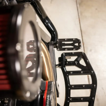 Aggressor Brake Pedal — 3.25" x 1.675", fits Adjustable Bagger Brake Arm only, Black