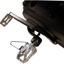 Aggressor Foot Pegs — Rear mounting, 57 mm (2-1/4 in), Chrome