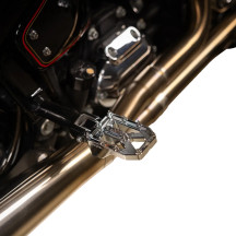 Aggressor Foot Pegs — Rear mounting, 57 mm (2-1/4 in), Chrome