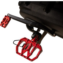 Mini Aggressor Floorboards — 12.1 cm, 89 mm, Red Anodized