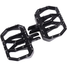 Mini Aggressor Floorboards — Front, 12.1 cm (4-3/4"), 89 mm (3-1/2"), Black anodized