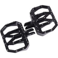 Mini Aggressor Floorboards — Front, 12.1 cm (4-3/4"), 89 mm (3-1/2"), Black anodized