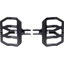 Mini Aggressor Floorboards — Front, 12.1 cm (4-3/4"), 89 mm (3-1/2"), Black anodized