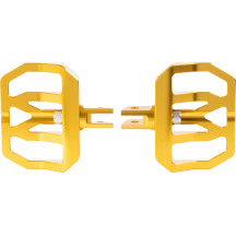 Mini Aggressor Floorboards — 12.1 cm x 89 mm, Front, Gold